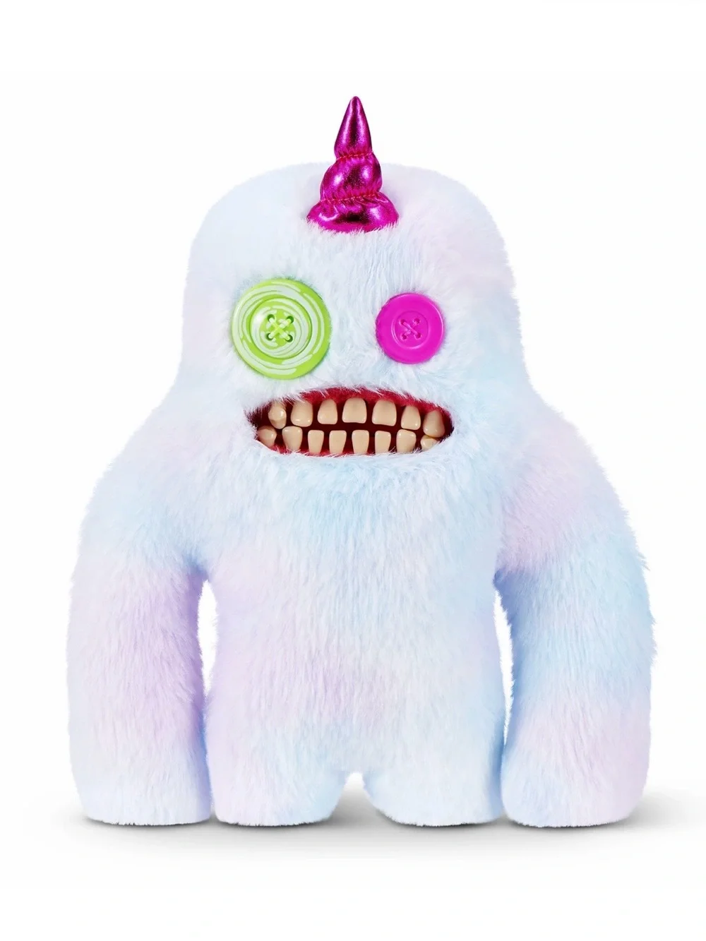 Complete Set of 6 Zuru Fuggler Fugglecorns Funny Ugly Monster Plush Toys